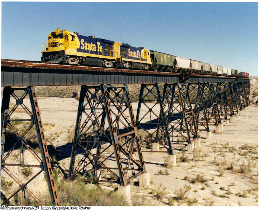 Santa Fe's last scheduled run to the Rio Grande